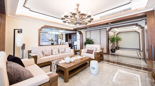 现代简约风客厅优雅设计