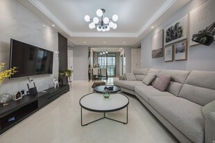现代简约风温馨客厅一角