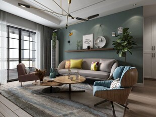 现代简约风格客厅一角