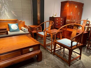 中式古典实木家具组合