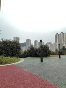 城市公园中的休闲步道