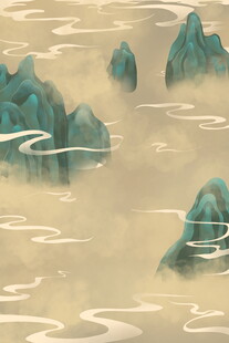 水墨山水意境图