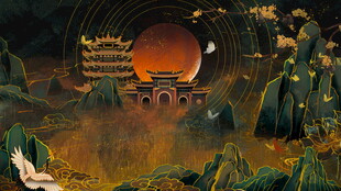 奇幻宇宙中的神秘场景