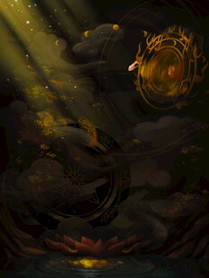 神秘奇幻的暗黑场景画面