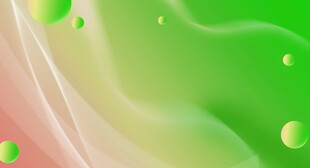 梦幻渐变绿色流体背景图