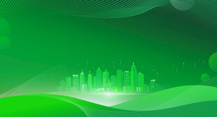 绿色城市风景背景图