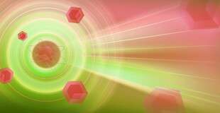 梦幻色彩的抽象光影画面