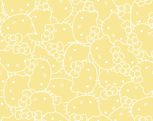 淡黄色花卉图案背景