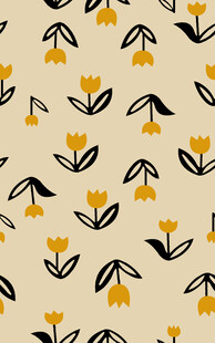 花卉图案背景纹理设计