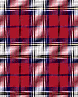 红色格子图案纹理