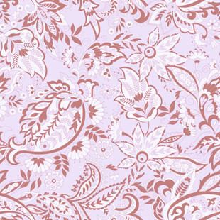 粉色花卉图案布料纹理