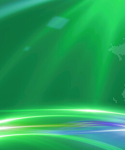 绿色炫光波浪背景图案