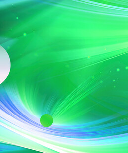 梦幻绿色星空背景图