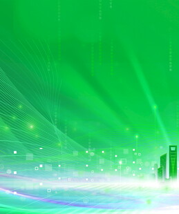 绿色科技风城市景观