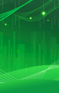 绿色科技风抽象动态背景图