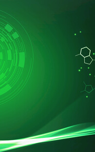 绿色科技风抽象背景图案