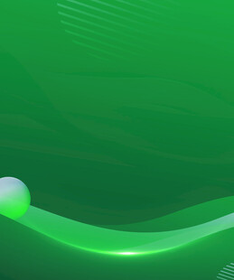 绿色流光曲线背景图