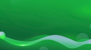 绿色动感波浪背景图