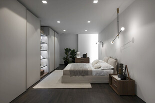 现代简约风卧室室内场景