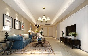 现代简约风客厅优雅空间