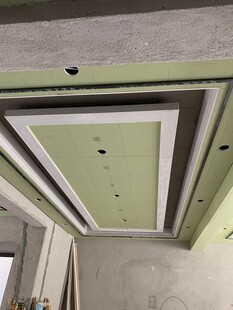 室内吊顶装修施工现场