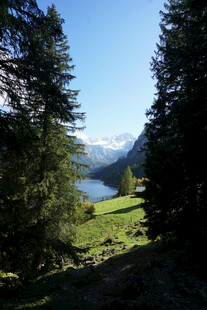 山间湖畔的静谧美景