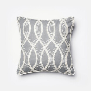 几何图案灰色抱枕