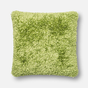 绿色毛绒抱枕