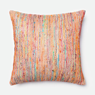多彩条纹抱枕