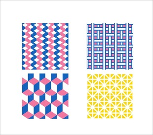 几何图案 四方连续图案