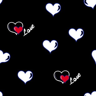 爱心图案装饰背景