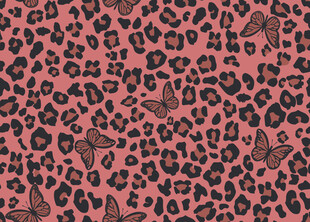 粉色豹纹图案纹理背景