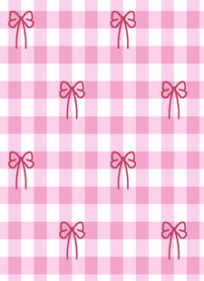 粉色格纹蝴蝶结图案背景