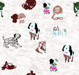 可爱狗狗图案背景