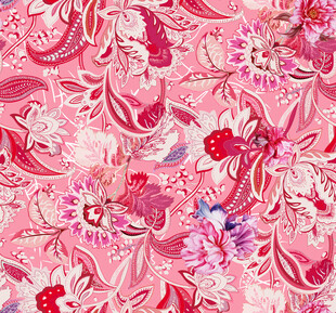 粉色花卉图案精美纹理