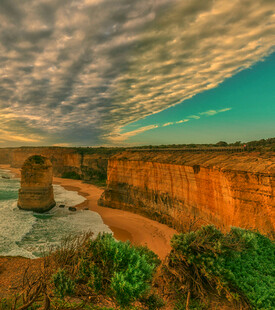 壮丽海岸风光美景
