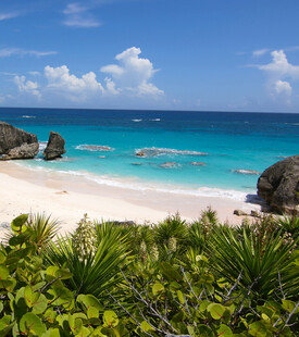 美丽热带海滩风光