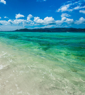 美丽清澈的海边风光