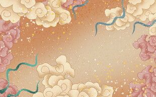 古风云纹背景图