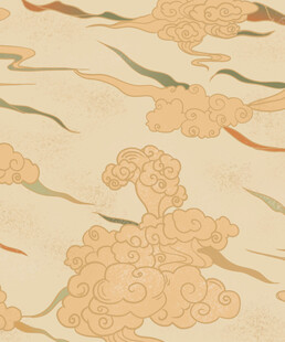 中式古典云纹图案设计