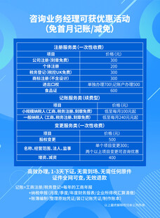 金融财税宣传单