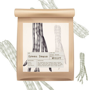 蔬菜包装设计 四季豆