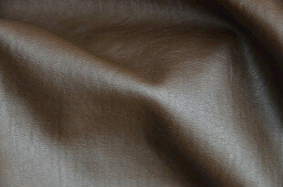 棕色丝绸皮革面料纹理特写