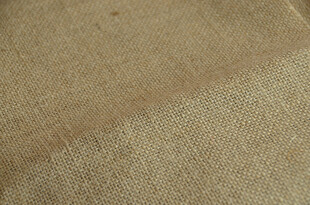 米色麻布纹理特写