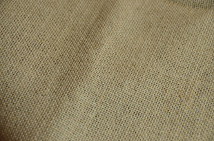 浅棕纯棉布料纹理特写