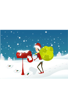 圣诞老人投递信件