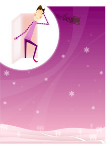 月下独舞的优雅身影