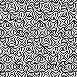 黑白螺旋图案纹理背景