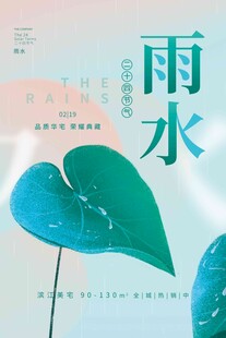 雨水海报