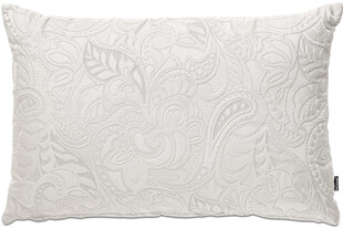 白色花纹抱枕